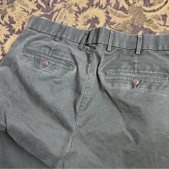 Men’s GAP Camo Stretch Slim Fit Green Chino Pants Size 36x32 - Picture 9 of 9